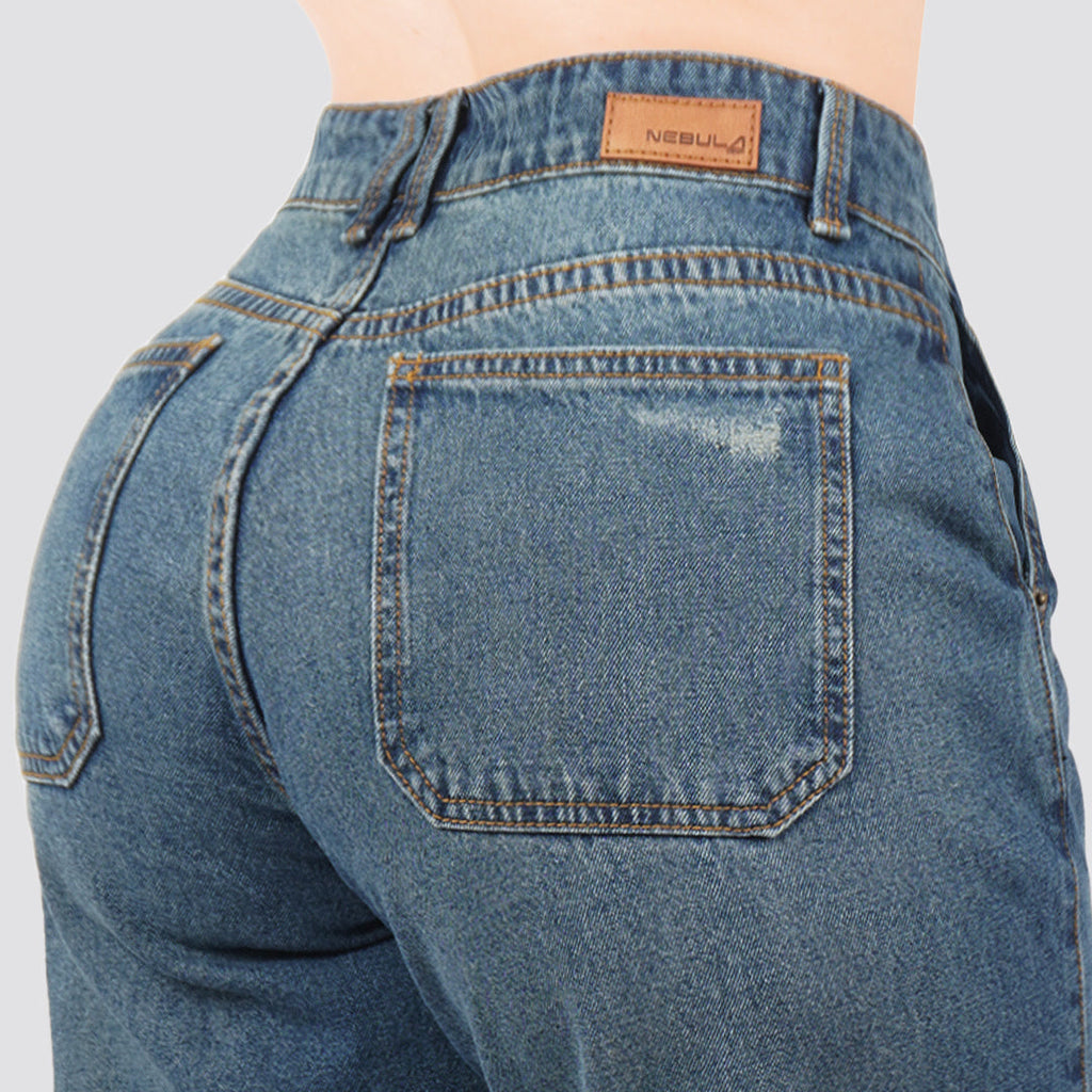 Jeans Wide Leg Rígido 7207