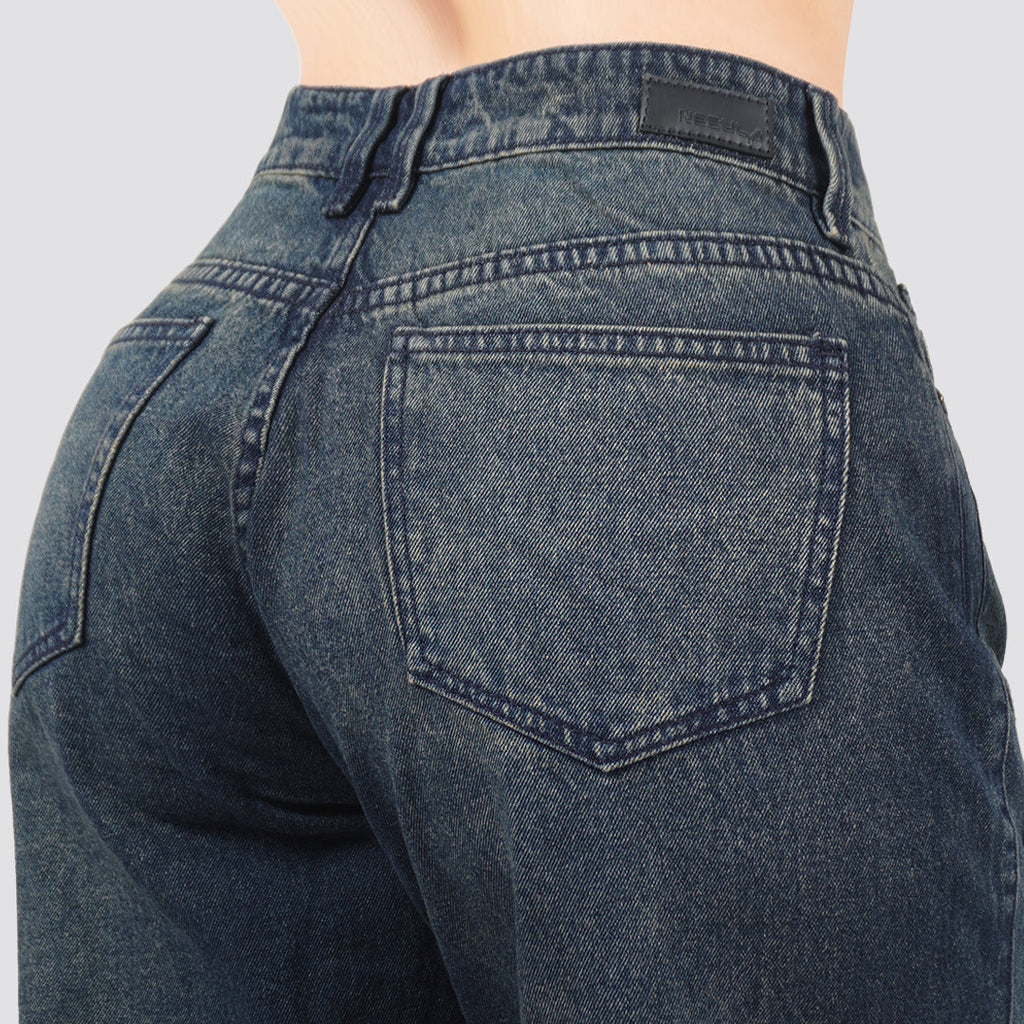 Jeans Wide Leg Rígido 7208