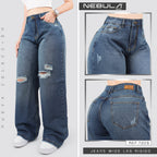 Jeans Wide Leg Rígido 7209