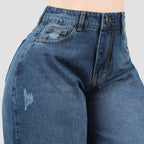Jeans Wide Leg Rígido 7209