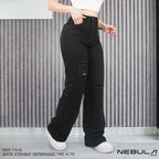 Jeans Straight Semirrígido Tiro Alto 7410