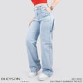 Jeans Straight Semirrígido Tiro Alto 8010